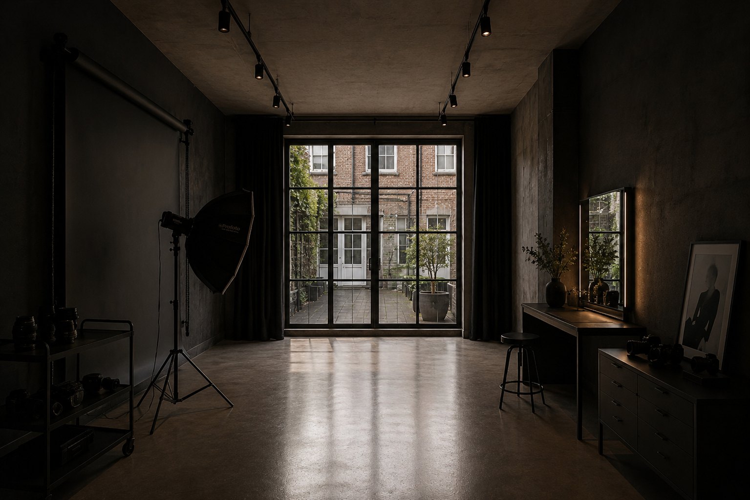 DB Studio premium creative studio in Amsterdam with natural light and professional lighting